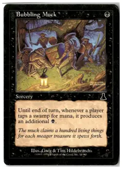 MTG Bubbling Muck - Urza's Destiny Heavily Played English - Image 1