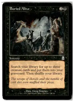 MTG Buried Alive - Odyssey Heavily Played English - Image 1
