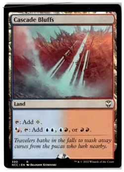 MTG Cascade Bluffs - Commander: SNC Lightly Played English - Image 1