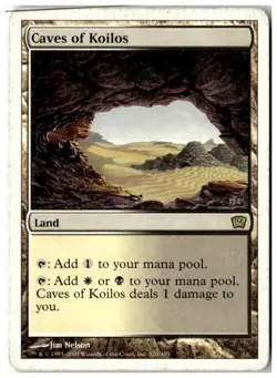 MTG Caves of Koilos - 9th Edition Moderately Played English - Image 1
