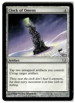 MTG Clock of Omens - Fifth Dawn Moderately Played English - Image 1