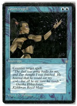 MTG Counterspell - Ice Age Heavily Played English - Image 1