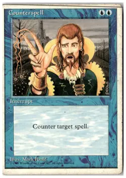 MTG Counterspell - Fourth Edition Heavily Played English - Image 1