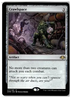 MTG Crawlspace - Dominaria Remastered Lightly Played English - Image 1