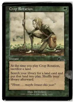 MTG Crop Rotation - Urza's Legacy Heavily Played English - Image 1