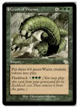 MTG Crush of Wurms - Judgment Moderately Played English - Image 1