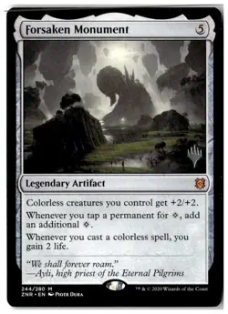 MTG Forsaken Monument - Promo Pack Lightly Played English - Image 1
