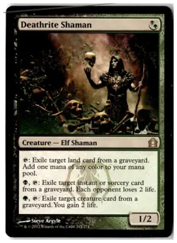 MTG Deathrite Shaman - Return to Ravnica Moderately Played English - Image 1