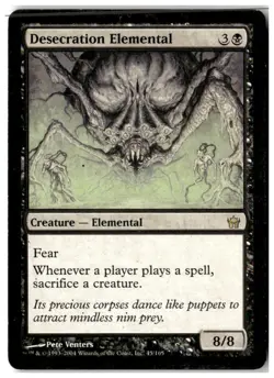 MTG Desecration Elemental - Fifth Dawn Moderately Played English - Image 1