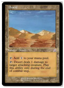 MTG Desert - Timeshifted Moderately Played English - Image 1