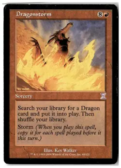 MTG Dragonstorm - Timeshifted Moderately Played English - Image 1