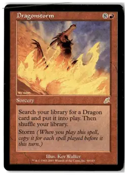 MTG Dragonstorm - Scourge Moderately Played English - Image 1