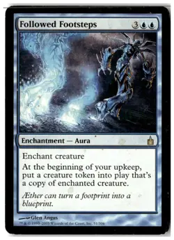 MTG Followed Footsteps - Ravnica: City of Guilds Moderately Played English - Image 1