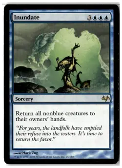 MTG Inundate - Eventide Moderately Played English - Image 1