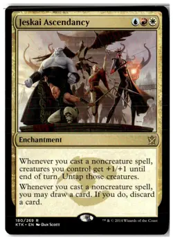 MTG Jeskai Ascendancy - Khans of Tarkir Moderately Played English - Image 1