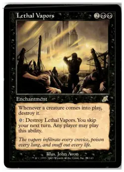 MTG Lethal Vapors - Scourge Moderately Played English - Image 1
