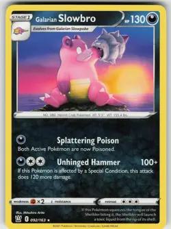 Galarian Slowbro Rare SWSH05: Battle Styles 092/163 Pokemon - Image 1