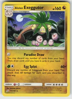 Alolan Exeggutor (115) Rare SM - Team Up 115/181 Pokemon - Image 1
