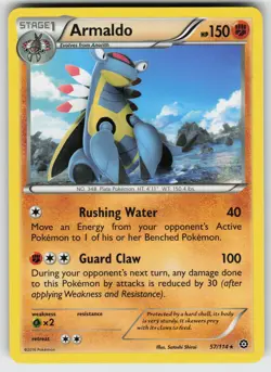 Armaldo Rare XY - Steam Siege 57/114 Pokemon - Image 1