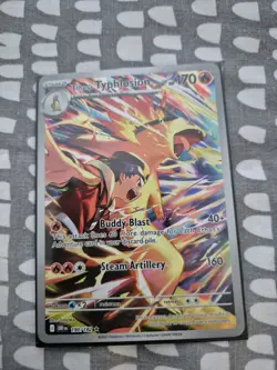 Pokemon TCG Ethans Typhlosion Card 190/182 Destined Rivals Series - Image 1