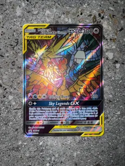 Pokemon TCG Cards Moltres & Zapdos & Articuno GX SM210 Alt Art Promo Holo - Image 3