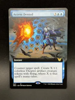 MTG Access Denied R Neon Dynasty Commander #47 - Image 1