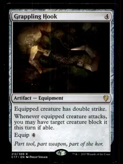 Grappling Hook LP Light Play Commander 2017 MTG [11882] - Image 1