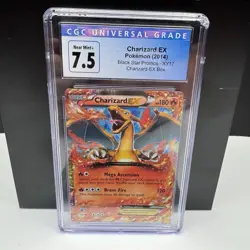 2014 Pokemon Black Star Promo Charizard EX #XY17 CGC 7.5 - Image 1