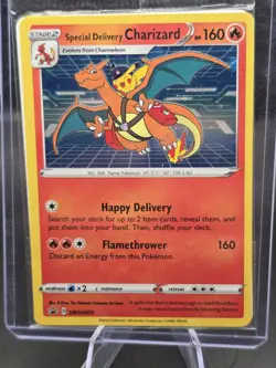 Pokemon TCG Special Delivery Charizard Black Star Promo Sealed SWSH075 - Image 1
