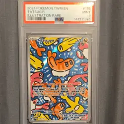 Pokemon Tatsugiri Illustration Rare Holo PSA 9 Sv06 Twilight Masquerade 186/167 - Image 1