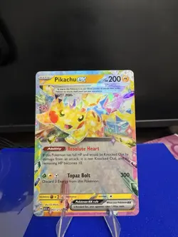 Pikachu EX 057/217 NM+ Ascended Heroes Pokemon TCG - Image 1