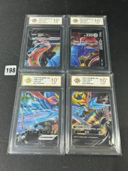 2023 Pokemon Sword & Shield Zacian V-Union 013/020-016/020 Chinese LOT4 Grade 10 - Image 1