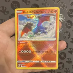 Pokemon Radiant Charizard SWSH Crown Zenith Radiant Rare Holo Basic 160 HP - Image 1