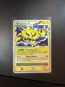 Electivire LV.X 121/123 - Pokemon Mysterious Treasures ULTRA RARE Holo TCG - MP - Image 1