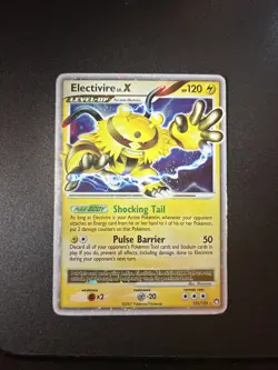 Electivire LV.X 121/123 - Pokemon Mysterious Treasures ULTRA RARE Holo TCG - MP - Image 3