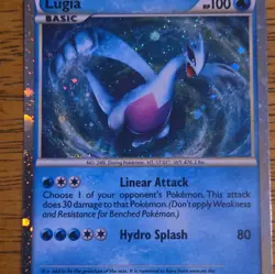 Pokemon TCG Lugia SL7 Call of Legends Shiny Holo Rare Light Play - Image 1