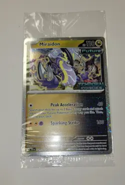 Miraidon 121/162 Pokemon Temporal Forces Stamped Best Buy Sealed Promo, 2 swirls - Image 3