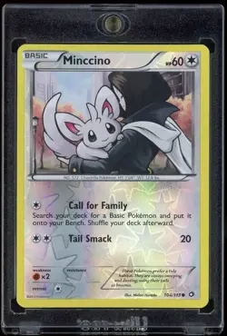 2013 Pokemon TCG Legendary Treasures Minccino Reverse Holo Card #104/113 - Image 1