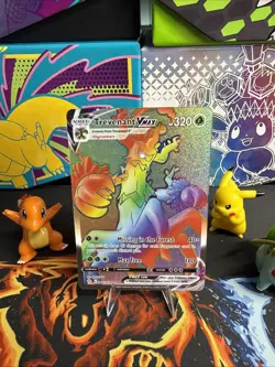 Trevenant VMAX 206/203 Rainbow Rare Evolving Skies Pokemon Near Mint - Image 1