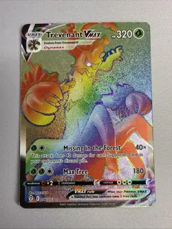 Trevenant VMAX 206/203 Rainbow Rare Evolving Skies Pokemon Near Mint - Image 2