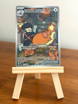 Pokemon Team Rocket's Raticate 202/182 Sv10: Destined Rivals Illustration Rare - Image 1
