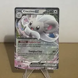 Pokemon TCG Cinccino ex 073/086 Chaos Rising Double Rare Holo NM - Image 1
