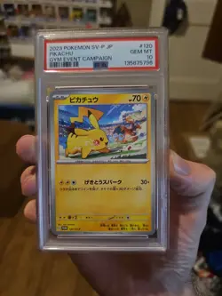 Pokemon Pikachu 120/Sv-p Gym Event Campaign 2023 PSA 10 - Image 1