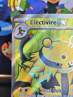 🔥Pokemon TCG Electivire EX 212/182 Ultra Rare FullArt Holo Sv10 Destined Rivals - Image 3