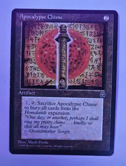 MTG Apocalypse Chime NM Homelands Reserved List Magic Gathering card - Image 1