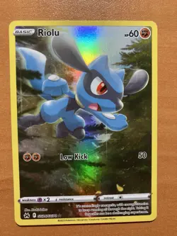 Pokemon TCG Riolu GG26/GG70 Crown Zenith Galarian Gallery Holo Fast Shipping NM - Image 1