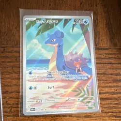 Pokemon TCG Misty's Lapras 194/182 Sv10 Destined Rivals IR Holo 110HP - Image 1