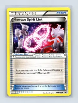 Mewtwo Spirit Link 144/162 Uncommon BREAKthrough Pokemon Near Mint - Image 1