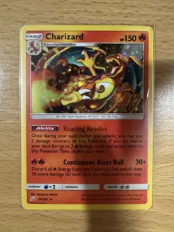Charizard 14/181 Cosmos Holo Pokemon TCG Team Up - NM - Image 1
