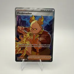 Fire Breather 119/94 Full Art Trainer Holo Me02: Phantasmal Flames Pokemon TCG - Image 1
